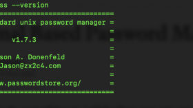 PASS ZX2C4 - The Standard Unix Password Manager by videa_archlinuxcz